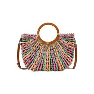 Patricia Nash Lesa Multicolor Straw Bag